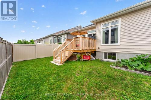 Fully Fenced Backyard - 224 Maygrass Way, Ottawa, ON - Outdoor With Deck Patio Veranda