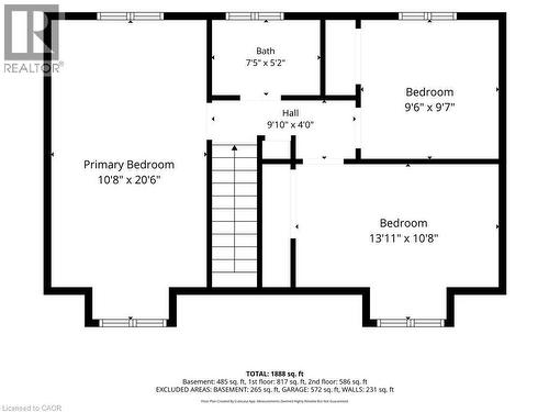 Upstairs Floor - 44 Fireside Drive, Hamilton, ON 