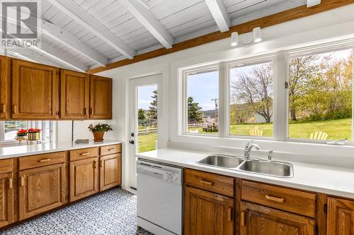 61 Northside Road, Holyrood, NL - Indoor Photo Showing Kitchen With Double Sink