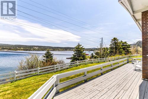 61 Northside Road, Holyrood, NL - Outdoor With Body Of Water With Deck Patio Veranda With View