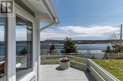 61 Northside Road, Holyrood, NL - Outdoor With Body Of Water With Deck Patio Veranda With View