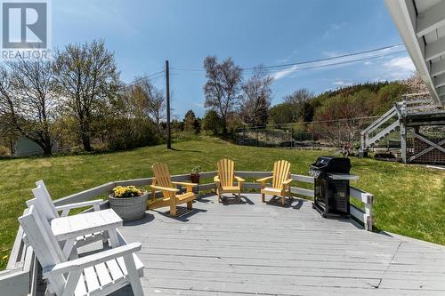 61 Northside Road, Holyrood, NL - Outdoor With Deck Patio Veranda