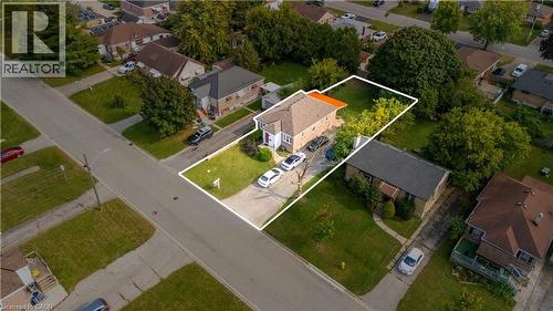 Aerial view looking southeast at property - 1519 Howland Avenue, London, ON 
