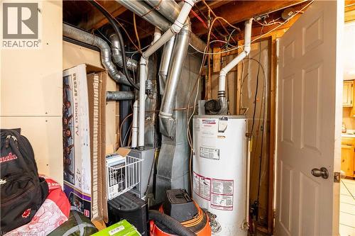 utility room view of hot water tank and furnace - 1519 Howland Avenue, London, ON 