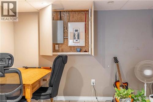 lower level; view of electrical panel - modern - 1519 Howland Avenue, London, ON 