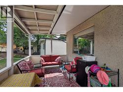 Covered deck with access to the backyard - 