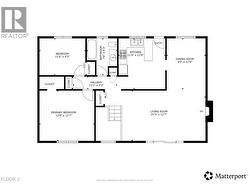 Upper level floor plan - 