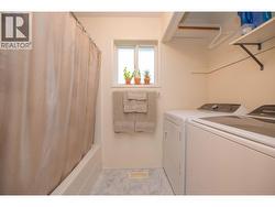 Laundry in the main floor bathroom - 