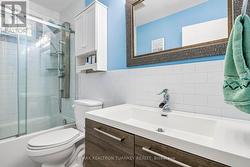 Updated 4 Piece Main Floor Bathrm w subway tile - 