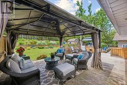 Relax & catch up with friends in the shady Gazebo - 