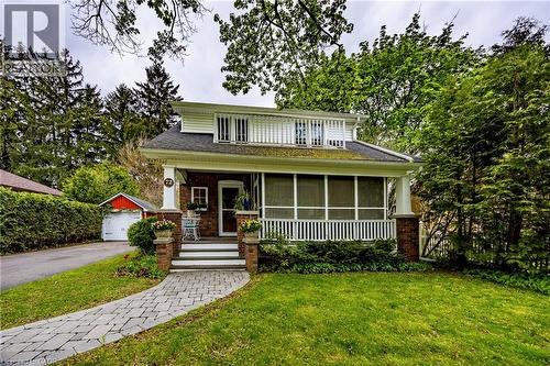 Welcome to 72 Crescent Boulevard! A charismatic century home in an ideal setting with all the right updates! - 72 Crescent Boulevard, Simcoe, ON - Outdoor With Deck Patio Veranda