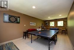 Rec/ games area behind garage - 