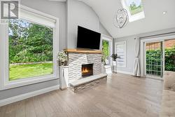 Gas Fireplace Creates a Welcoming Focal Point - 