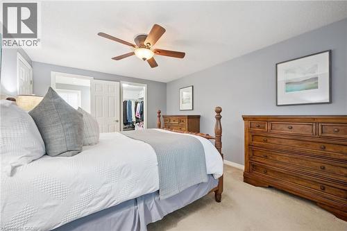 with walk-in closet - 18 Dunnington Court, Kitchener, ON 