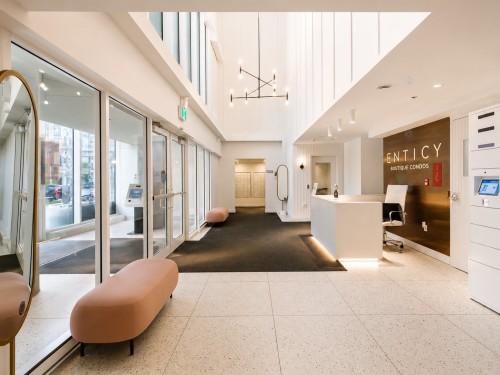Reception - 501-1160 Rue Mackay, Montréal (Ville-Marie), QC 