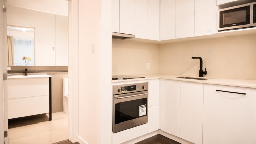 Kitchen - 501-1160 Rue Mackay, Montréal (Ville-Marie), QC 