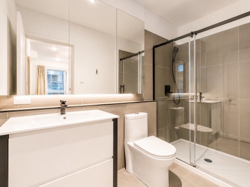 Bathroom - 501-1160 Rue Mackay, Montréal (Ville-Marie), QC 