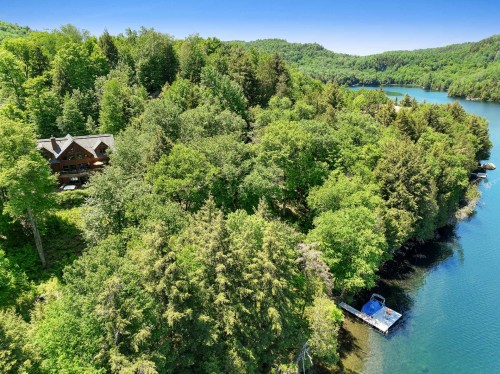 Photo aérienne - 279 Ch. Des Castors, Mont-Tremblant, QC - Outdoor With Body Of Water With View