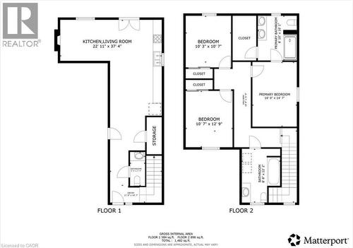 Floor plan - 129 St George Street, Kitchener, ON 