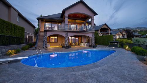 726 Marin Crescent, Kelowna, BC - Outdoor With In Ground Pool With Deck Patio Veranda
