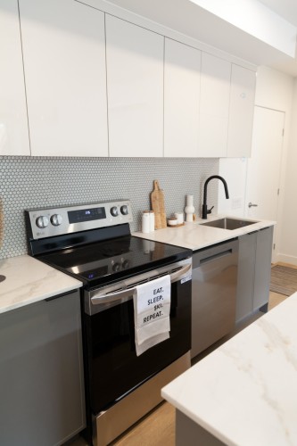Cuisine - 103-702B Rue Du Campus, Sainte-Agathe-Des-Monts, QC - Indoor Photo Showing Kitchen With Upgraded Kitchen