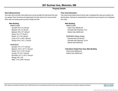201 Sumner Ave, Moncton, NB 