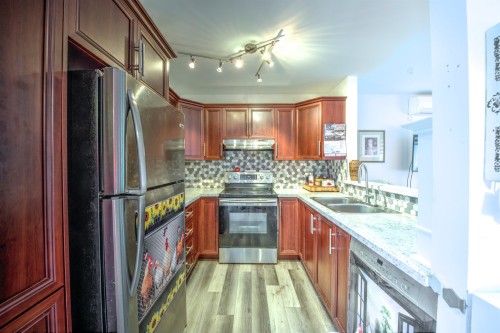 Kitchen - 123  - 125 Rue Alexandre, Saint-Calixte, QC - Indoor Photo Showing Kitchen With Double Sink With Upgraded Kitchen