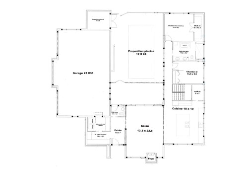 Plan (croquis) - Rue Milton, Chelsea, QC 