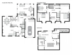 Plan (croquis) - 