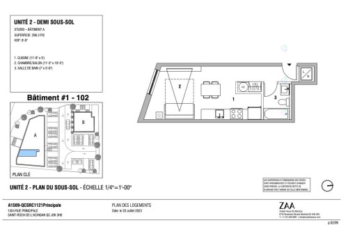 Floor Plan - 101-1360 Rue Principale, Saint-Roch-De-L'Achigan, QC 