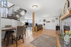 Finished basement entertaining area - 