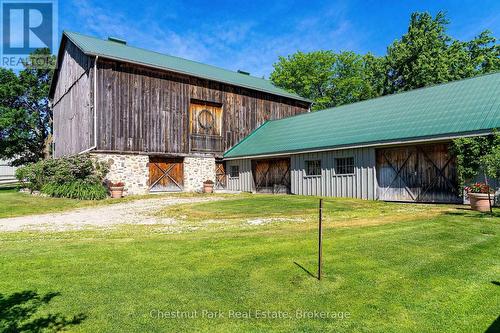 Bank barn + drive shed - 3554 Concession 3, Clearview, ON 