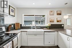 Kitchen with new farmhouse sink - 
