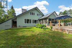 Back yard, wood storage - 