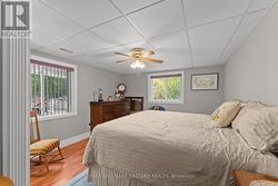 basement 4th bedroom with large windows - 
