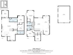 1882 Sq foot above grade. 3764 total - 