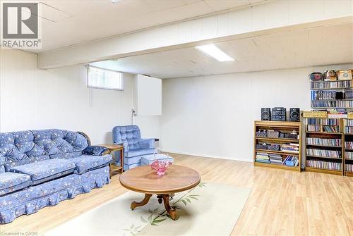 Basement rec room. - 12 Miller Crescent, Simcoe, ON 