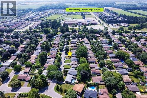 View looking south towards Holy Trinity High School. - 12 Miller Crescent, Simcoe, ON 