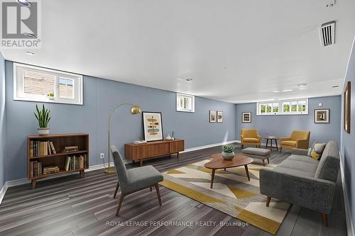 Recreation Room - Virtually Staged - 245 Compton Avenue, Ottawa, ON 