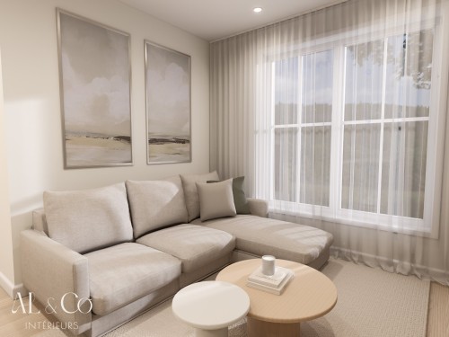 To be built - 306B Rue Marie-Anne Fournier, Saint-Pascal, QC - Indoor Photo Showing Living Room