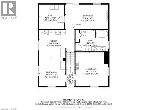 Floor plan - 788 Laurel Street, Cambridge, ON 