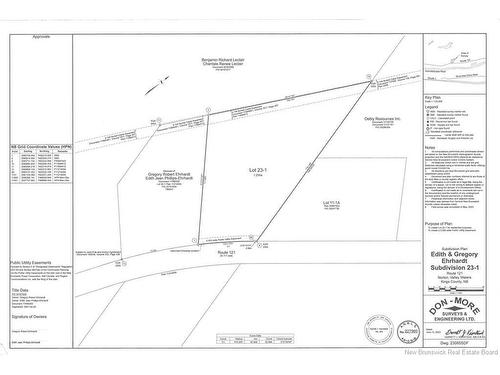 - Route 121, Norton, NB 