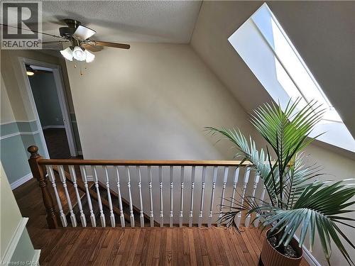 Skylight illuminates the hardwood flooring - 120 Lynndale Road, Simcoe, ON 