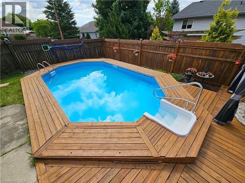 On-ground heated sale water swimming pool - 120 Lynndale Road, Simcoe, ON 