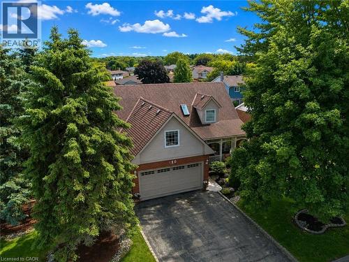 Two-car fully insulated garage and driveway with stone edging - 120 Lynndale Road, Simcoe, ON 