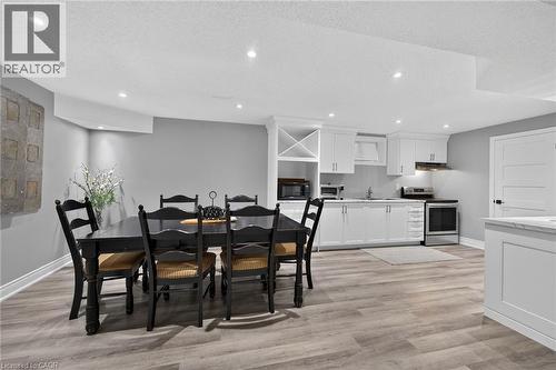 Your second dining area off the second kitchen.  great inlaw opportunity with pot lights throughout. - 43 Wilbur Drive, Binbrook, ON 