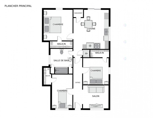 Plan (croquis) - 251  - 253 Rue De Frontenac, Berthierville, QC 