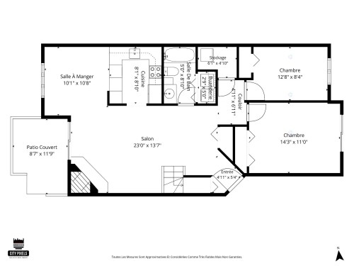 Plan (croquis) - 407-7 Rue St-Léandre, Saint-Jérôme, QC 