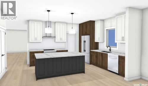 202 Froese Crescent, Warman, SK - Indoor Photo Showing Kitchen
