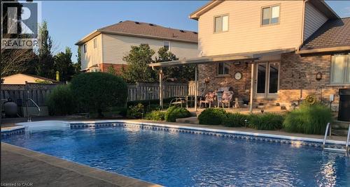 84 Jamieson Drive, Caledonia, ON - Outdoor With In Ground Pool